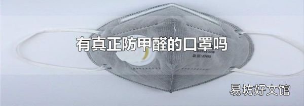 有真正防甲醛的口罩吗