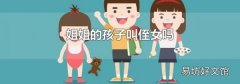 姐姐的孩子叫侄女吗