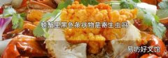 螃蟹里黑色条状物是寄生虫吗
