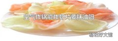 空气炸锅能炸虾片要抹油吗